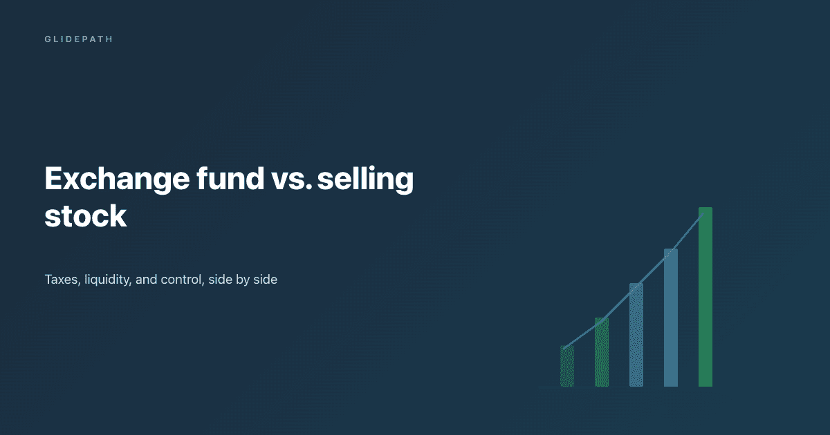 exchange fund vs selling stock