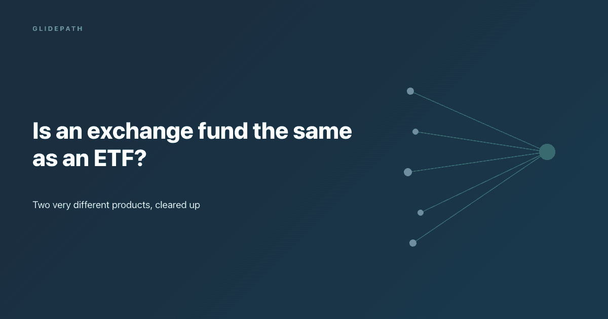 is an exchange fund the same as an etf