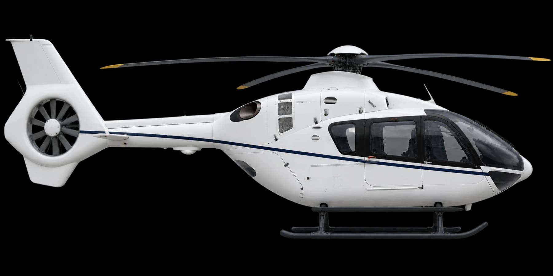 Airbus H135 side profile illustration