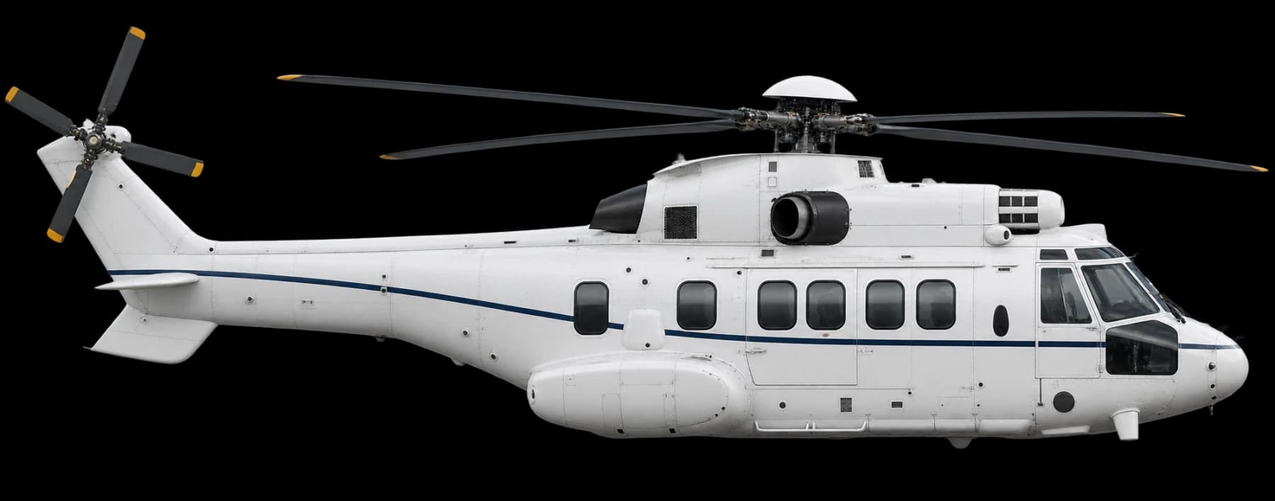 Airbus H225 side profile illustration