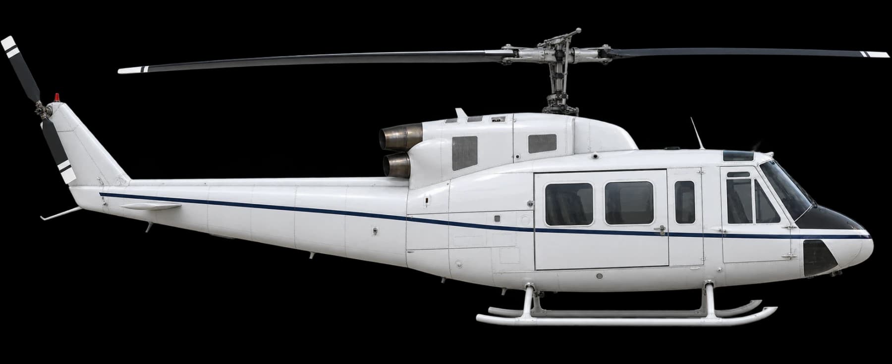 Bell 212 side profile illustration