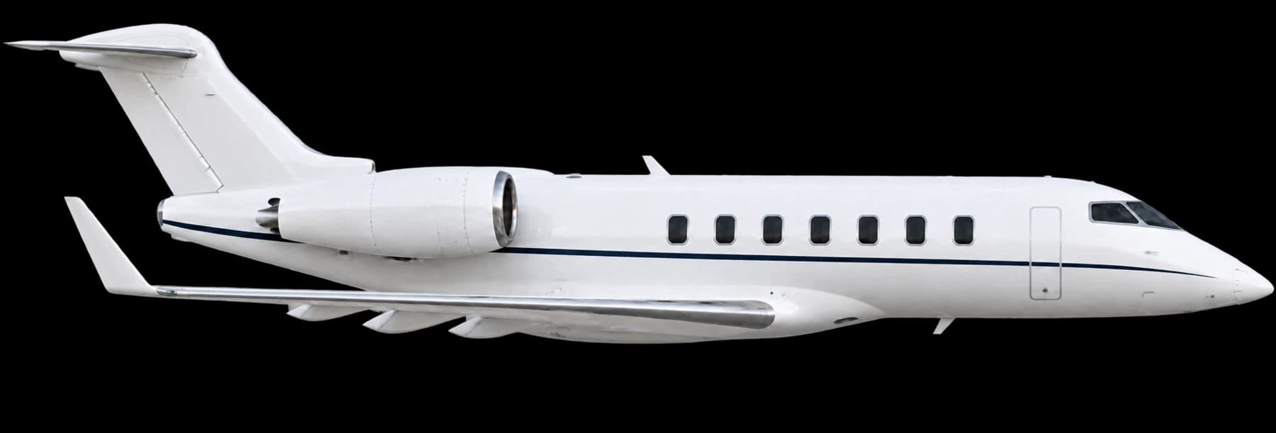 Bombardier Challenger 350 side profile illustration