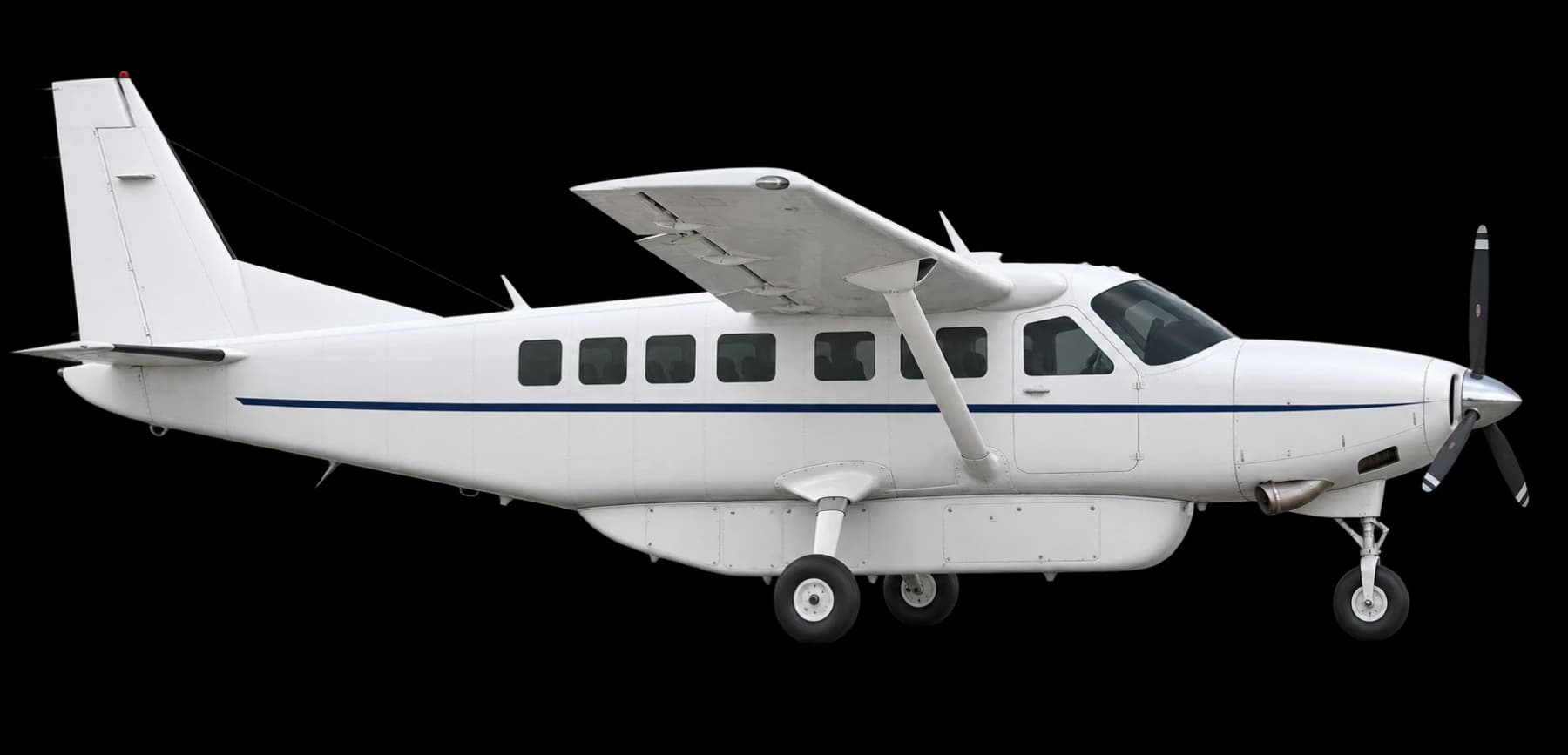 Cessna 208 Caravan side profile illustration