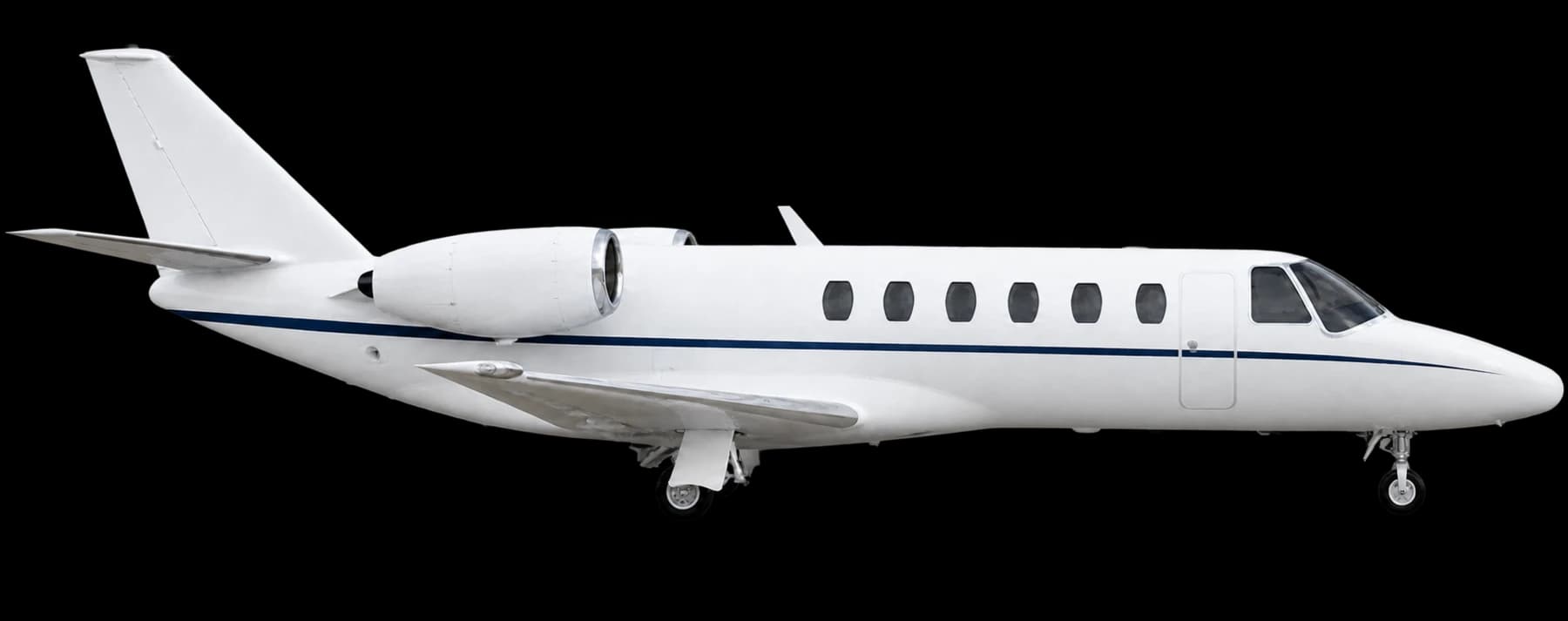 Cessna Citation CJ3 side profile illustration