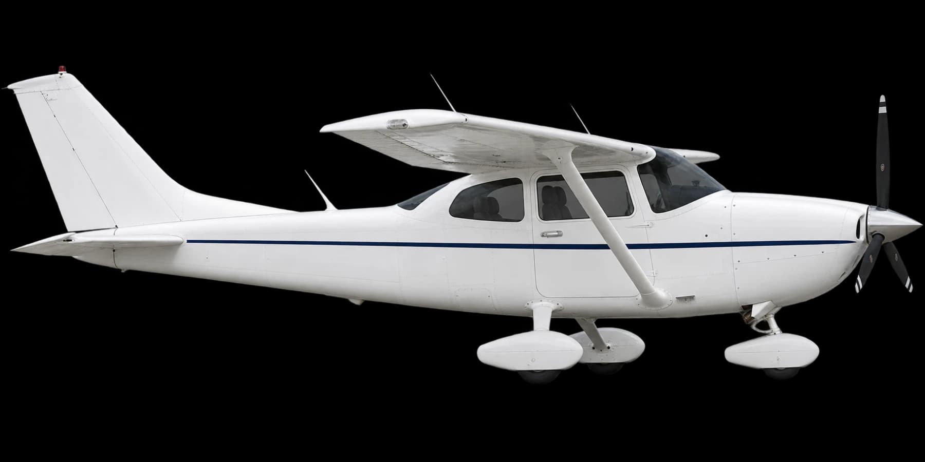 Cessna T182T Turbo Skylane side profile illustration
