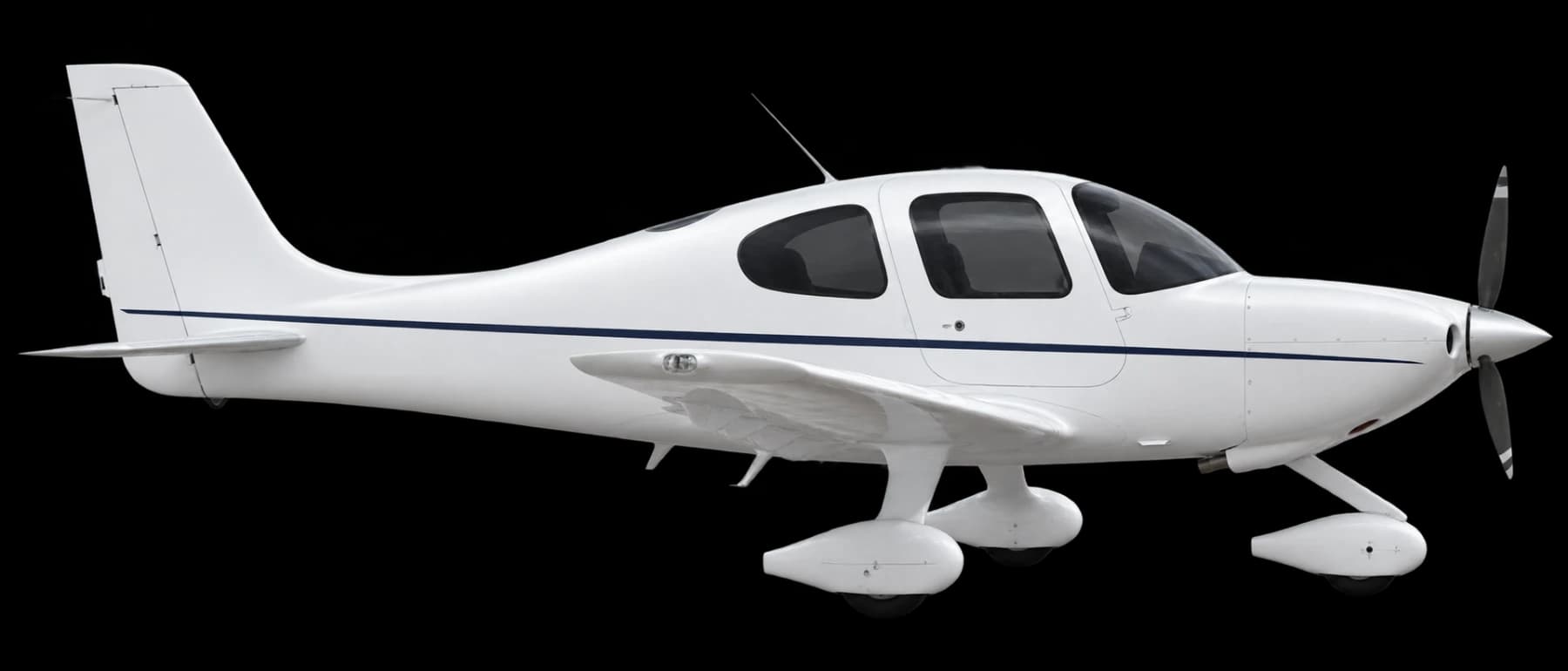 Cirrus SR20 side profile illustration