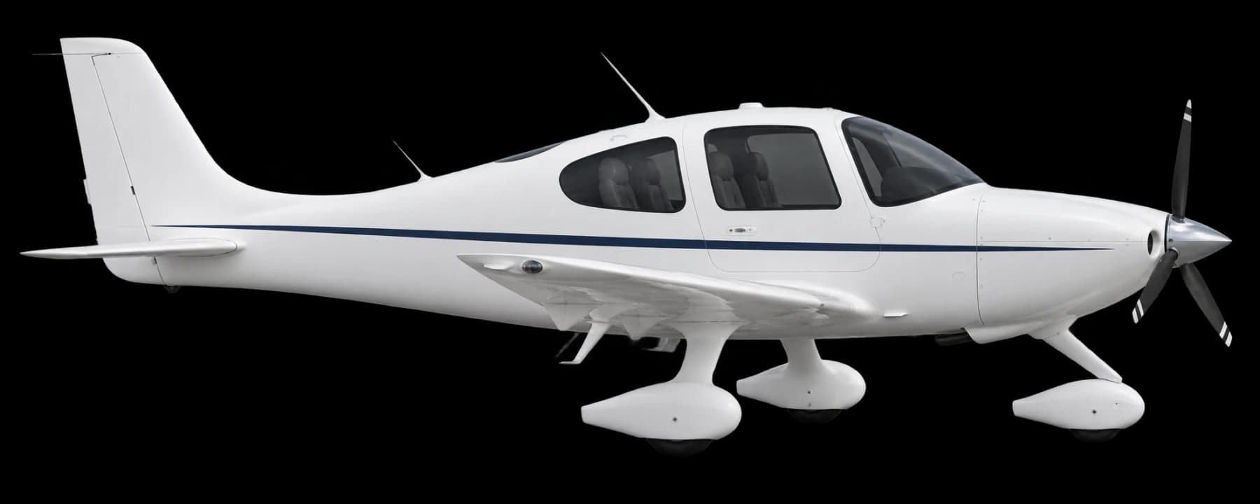 Cirrus SR22 side profile illustration