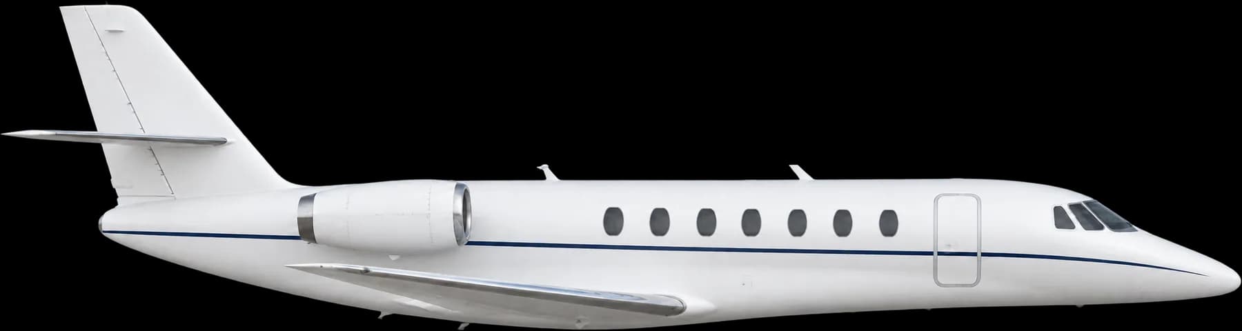 Illustration of a Cessna Citation Sovereign, side view