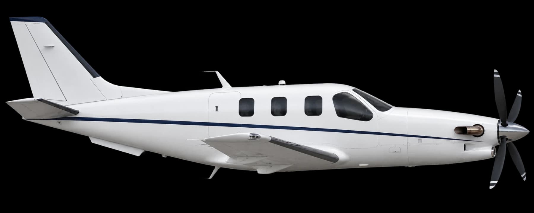 Daher TBM 960 side profile illustration