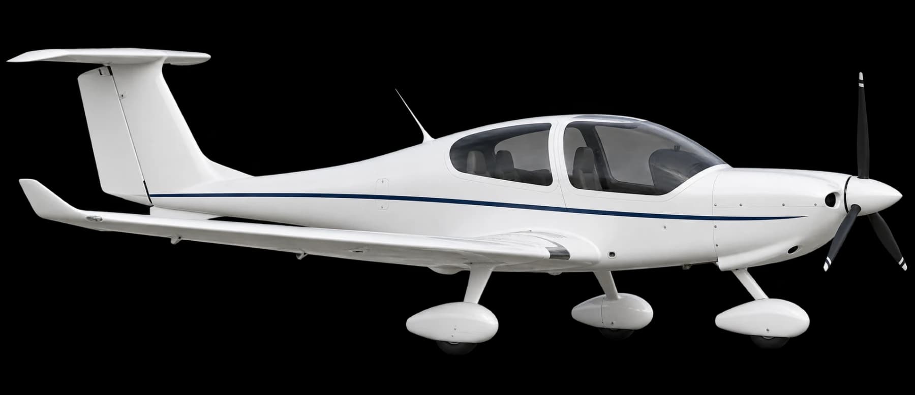 Diamond DA40 NG side profile illustration