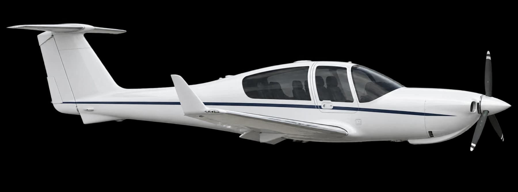 Diamond DA50 RG side profile illustration