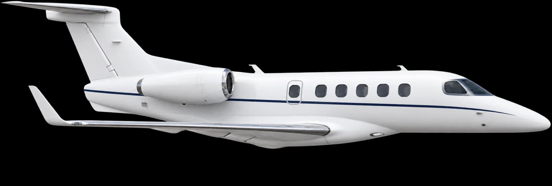 Embraer Phenom 300 side profile illustration