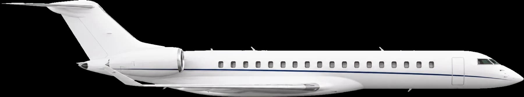 Bombardier Global 7500 side profile illustration