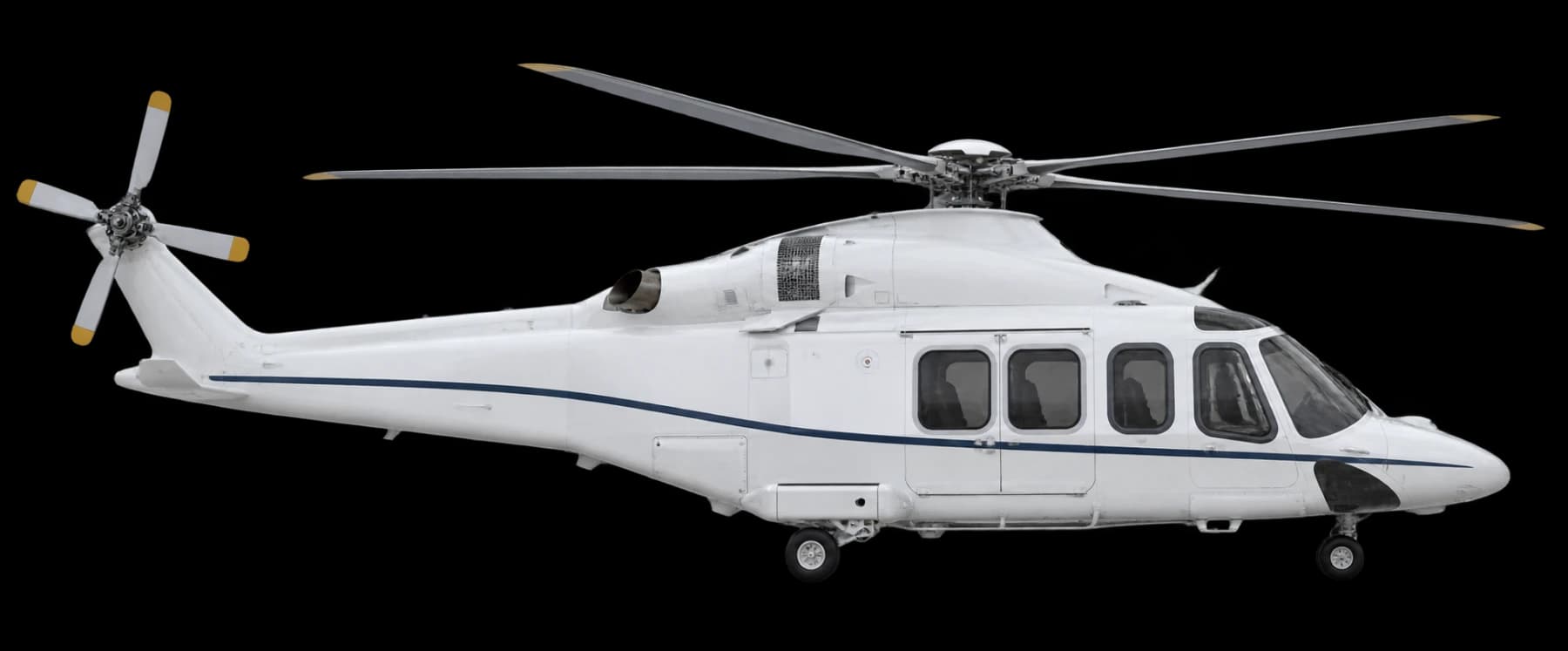 Leonardo AW139 side profile illustration