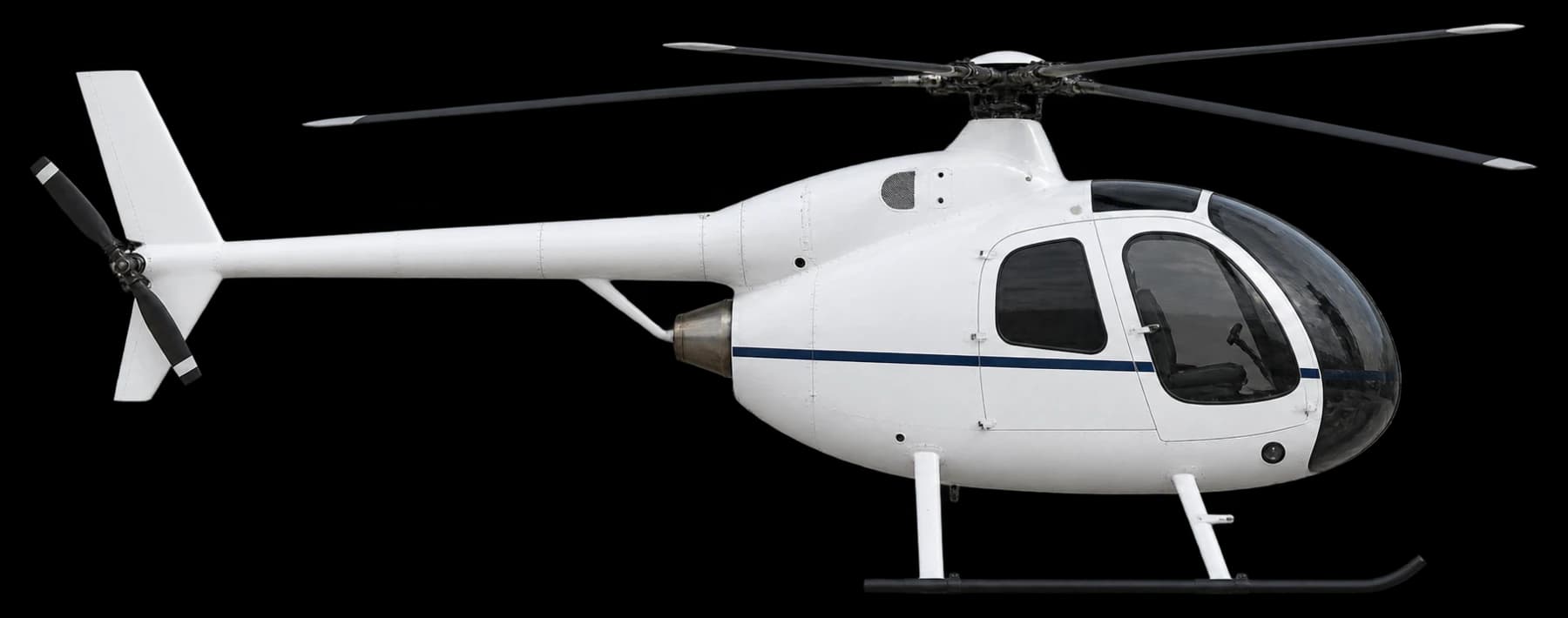 MD 500C side profile illustration