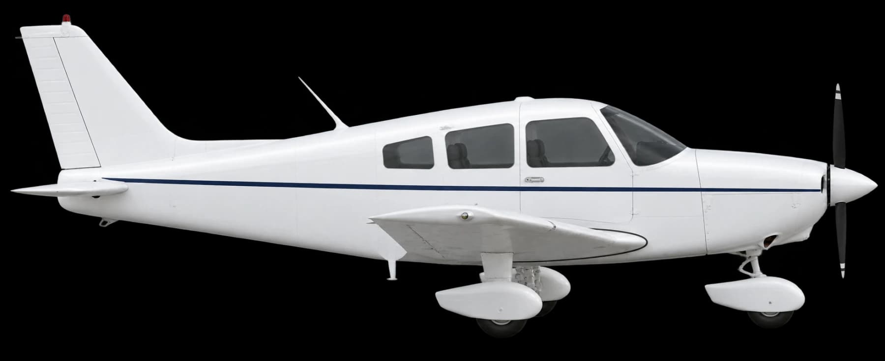 Piper Archer side profile illustration