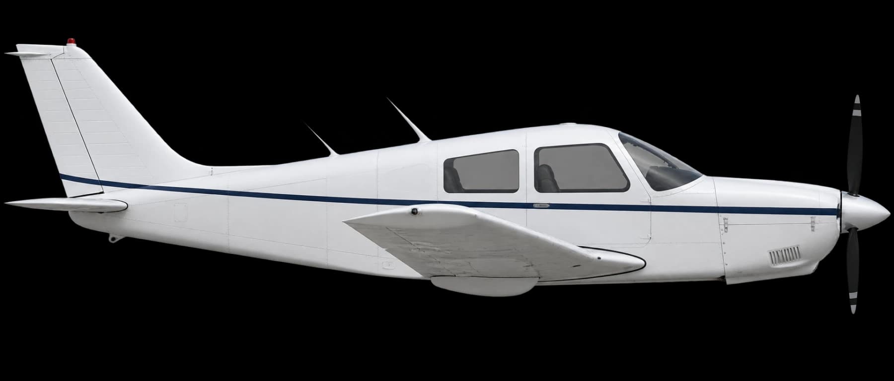 Piper PA-28R Arrow side profile illustration
