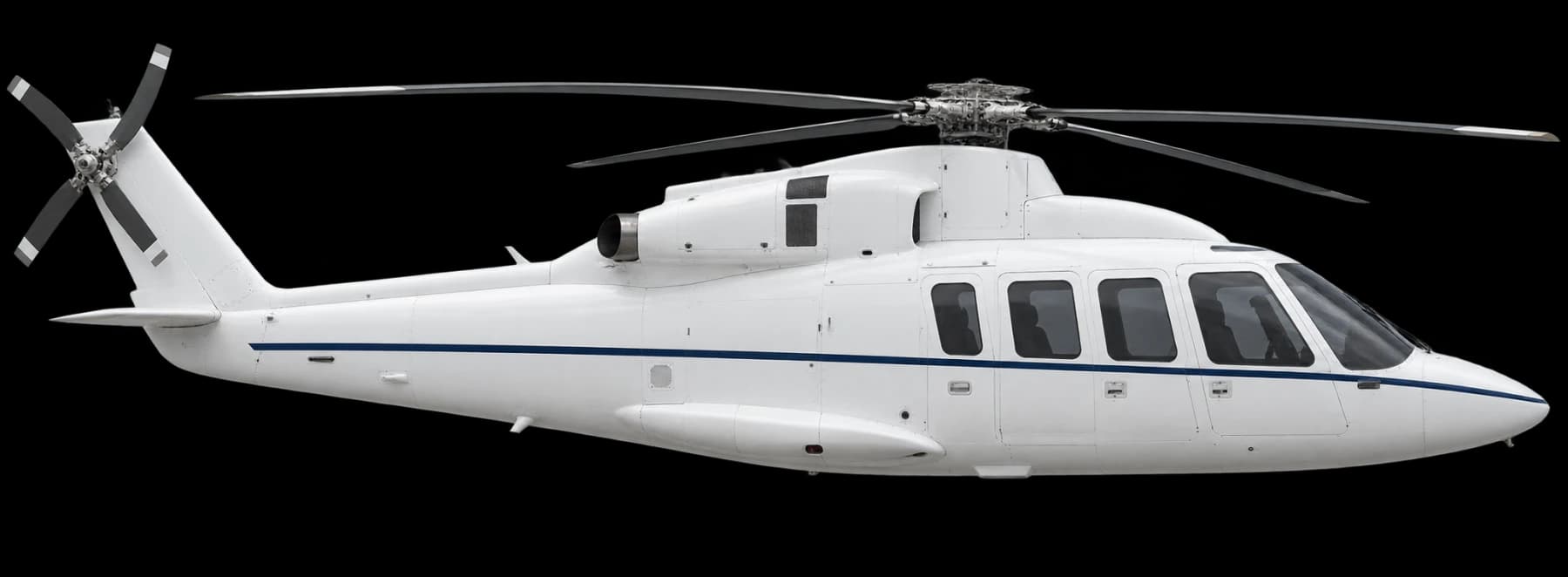 Sikorsky S-76D side profile illustration