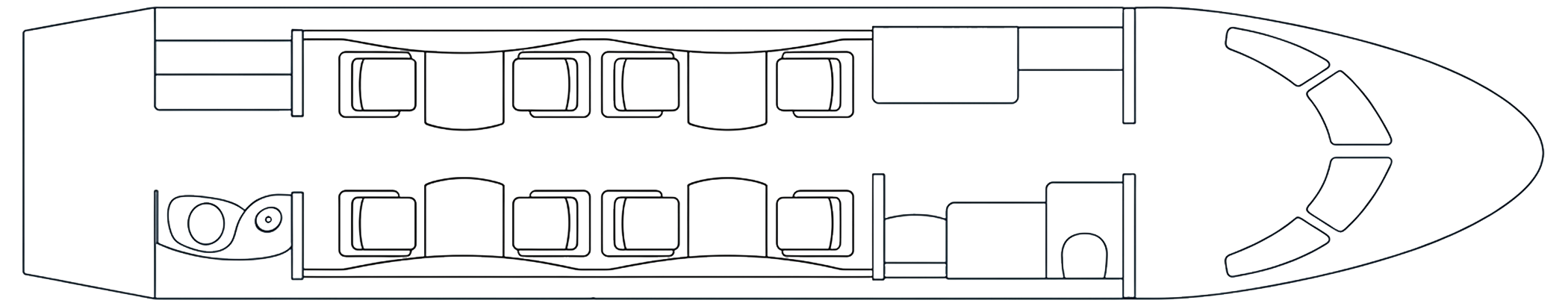Day configuration — 8 Passengers
