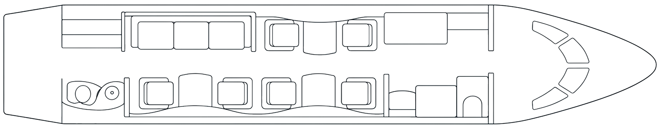 Day configuration — 9 Passengers