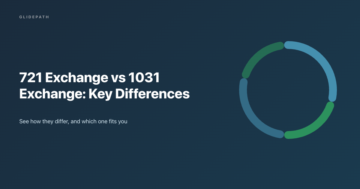 721 exchange vs 1031 exchange