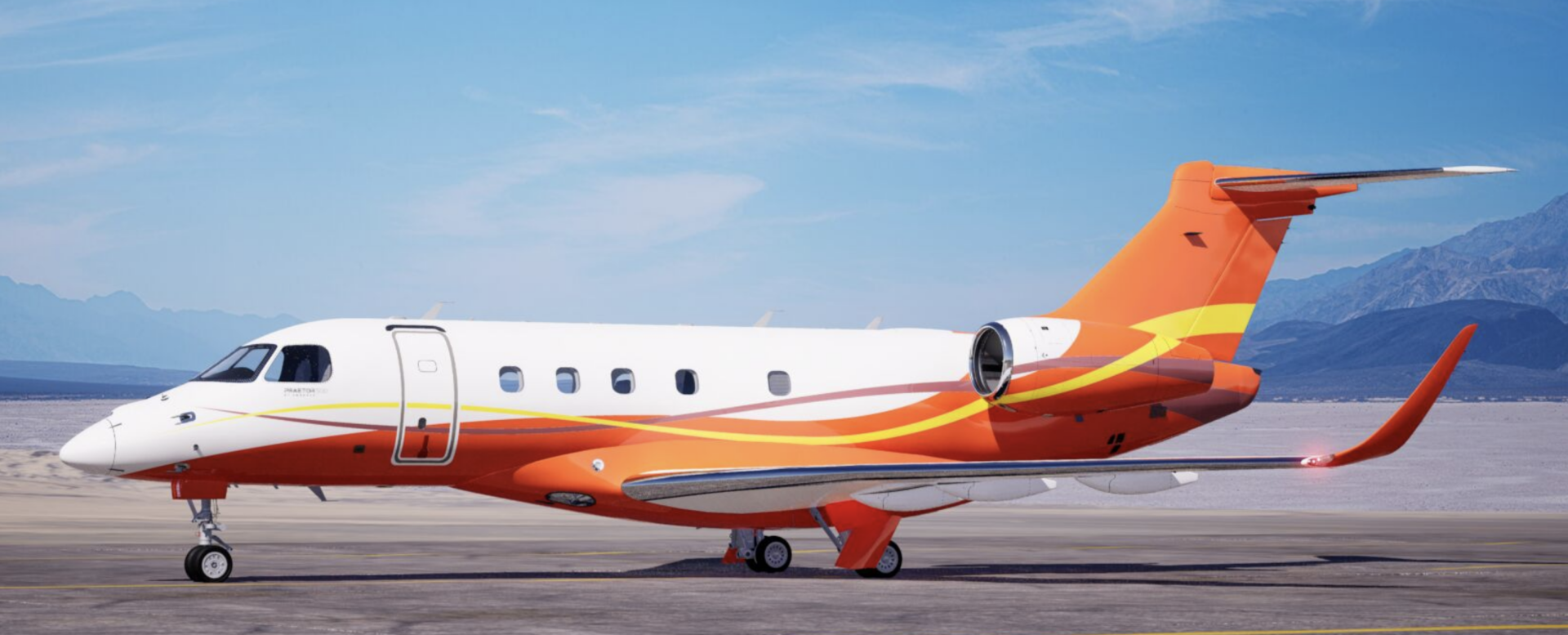 Embraer Praetor 500 private jet customization