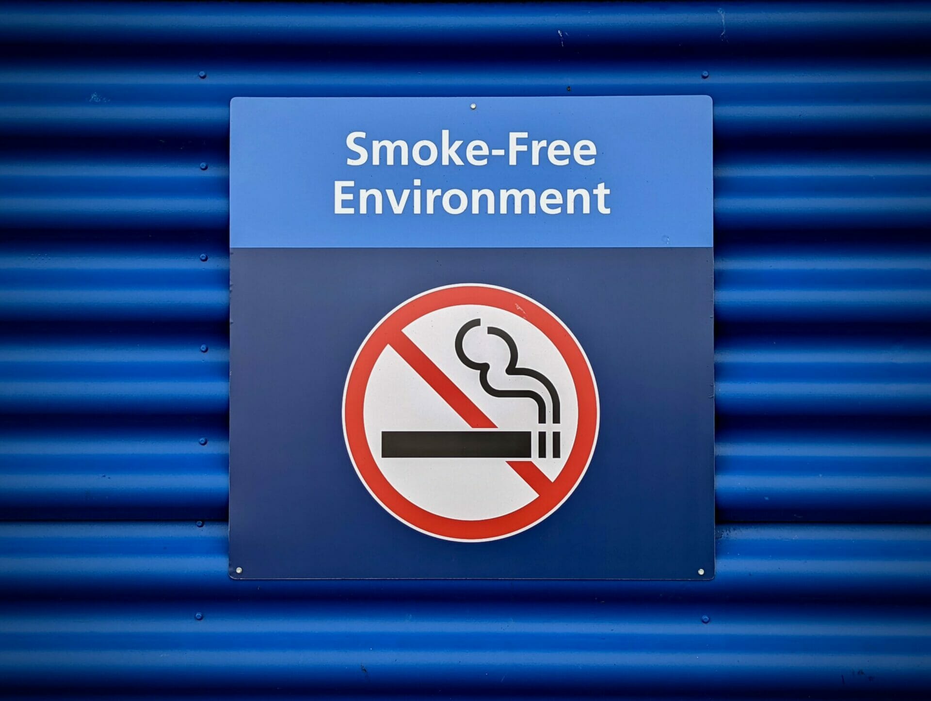 No smoking sign