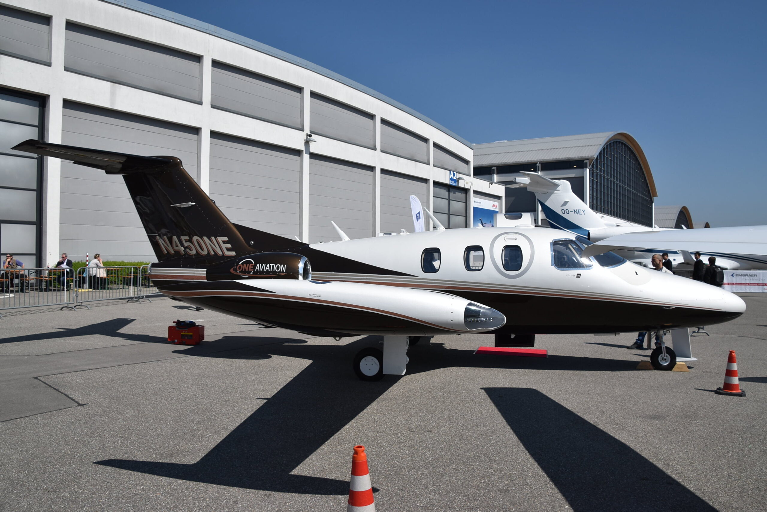 Eclipse 550 on display at airshow