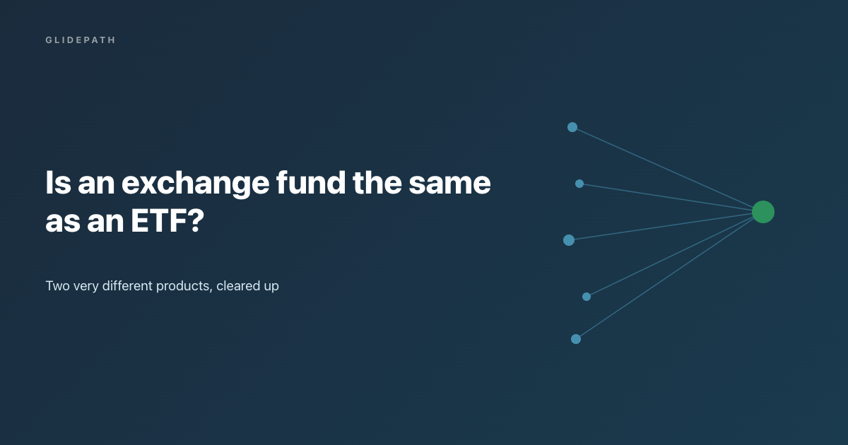is an exchange fund the same as an etf