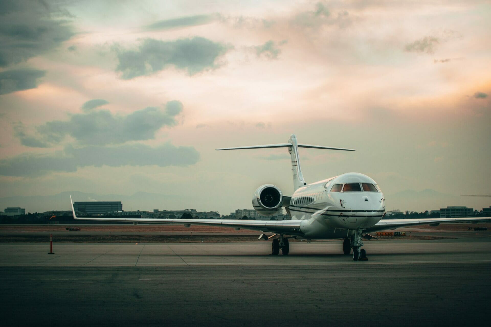 private jet security on runway