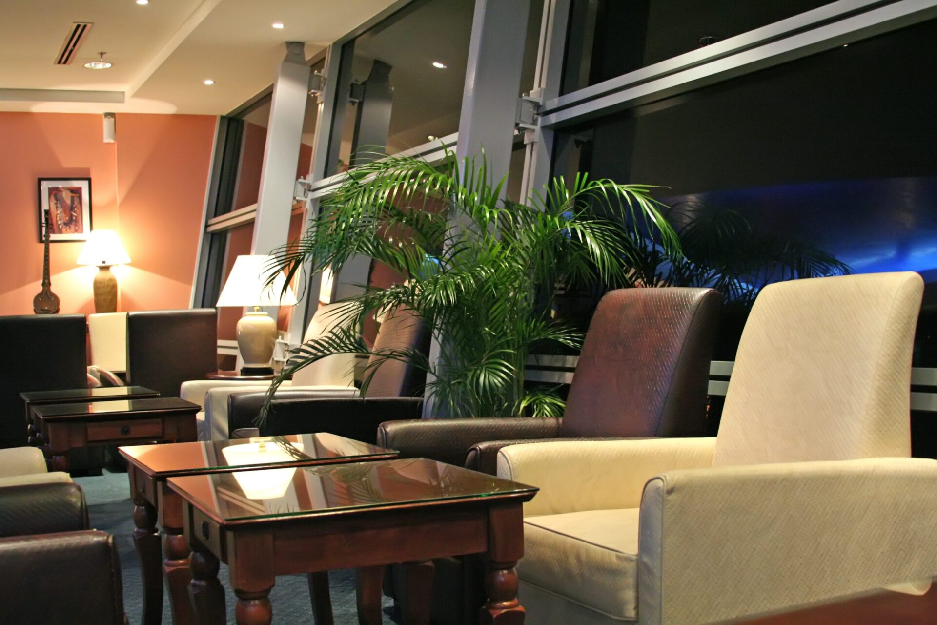 Airport luxury seating area