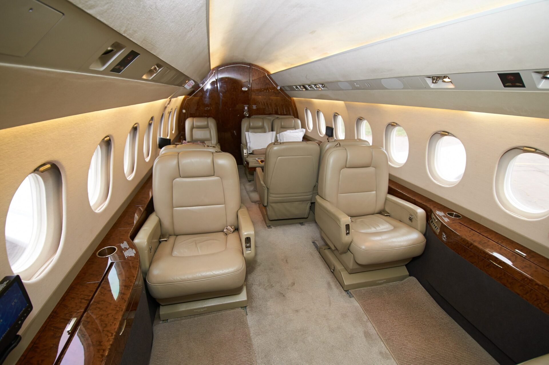 large jet interior